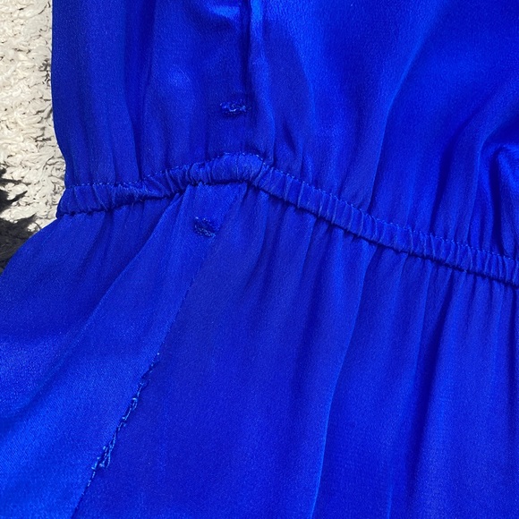 Silk Cobalt Dress - Picture 3 of 10